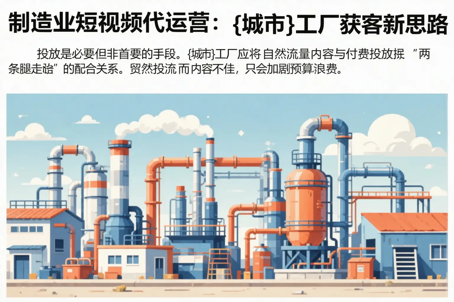 制造业短视频代运营：井冈山工厂获客新思路